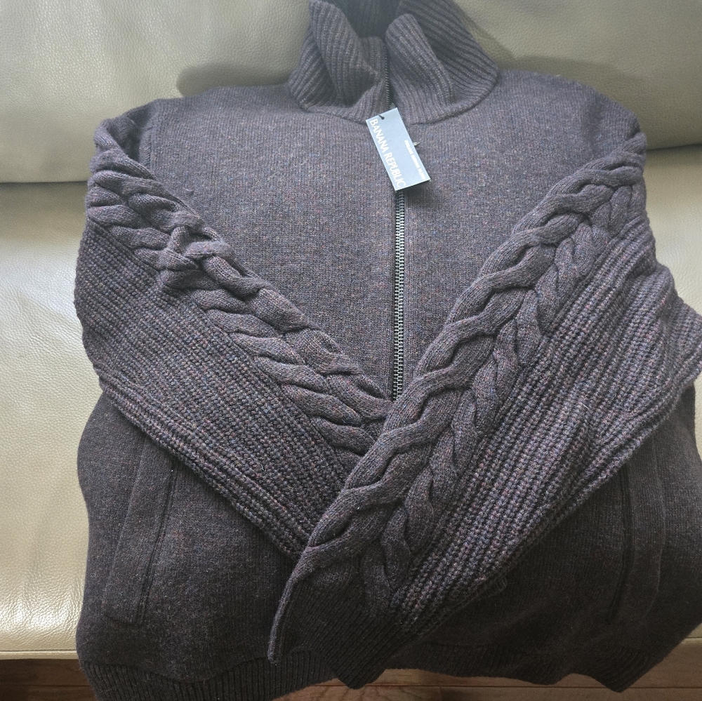 COPY - Gorgeous Italian Double Knit Sweater Jacket - Picture 5 of 5